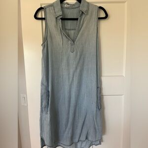 Dex Denim Dress with Pockets